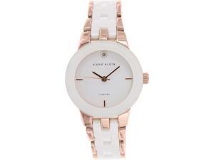 Anne Klein Women's AK-1610WTRG White Ceramic Analog Quartz Watch Anne Klein Women's AK-1610WTRG White Ceramic Analog Quartz Watch