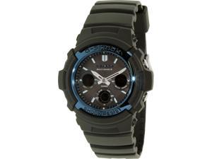 Casio AWGM100A-1A G-Shock Mens Tough Solar Resin Sport Watch, Black
