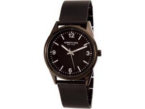 Kenneth Cole New York Black Stainless Steel Mens Watch 10030782 Kenneth Cole New York Black Stainless Steel Mens Watch 10030782
