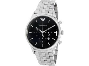 Emporio Armani Men's AR11017 Silver Stainless-Steel Analog Quartz Dress Watch Emporio Armani Men's AR11017 Silver Stainless-Steel Analog Quartz Dress Watch