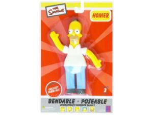 HOMER SIMPSON BENDABLE 6 INCH NLA HOMER SIMPSON BENDABLE 6 INCH NLA