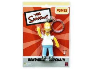 The Simpsons Homer Simpson Bendable Keychain The Simpsons Homer Simpson Bendable Keychain
