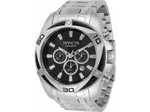 Invicta 32372 Men's Bolt Black and Silver Dial Chronograph Watch