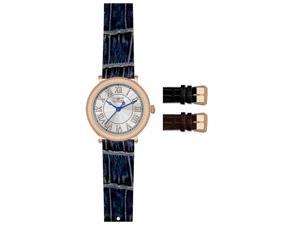 Invicta 14859 Men's Silver Dial Rose Gold Plated Interchangeable Strap Watch