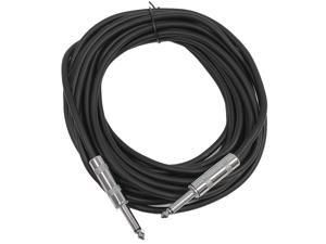 Seismic Audio - SASTSX-25 - 25 Foot TS 1/4" Guitar, Instrument, or Patch Cable Black Seismic Audio - SASTSX-25 - 25 Foot TS 1/4" Guitar, Instrument, or Patch Cable Black