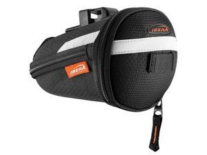Ibera Bicycle Clip-On Saddle Bag, Expandable Ibera Bicycle Clip-On Saddle Bag, Expandable