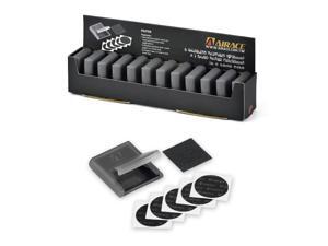 AiraceUSA Bike Glueless Tire Tube Patch Repair Kit, 5 Patches & 1 Sandpaper Piece, in Small Portable Case (12 counts) AiraceUSA Bike Glueless Tire Tube Patch Repair Kit, 5 Patches & 1 Sandpaper Piece, in Small Portable Case (12 counts)