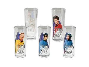 Vandor 733966051112 Glasses 4-Pack, Star Trek Original Series Vandor 733966051112 Glasses 4-Pack, Star Trek Original Series