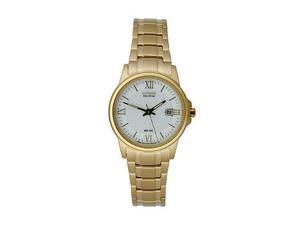 Citizen Eco-Drive Three-Hand Gold-Tone Stainless Steel Women's watch #EW1912-51A