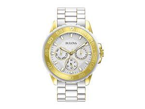 Bulova Ladies' White Stainless Steel Watch 98N102 Bulova Ladies' White Stainless Steel Watch 98N102