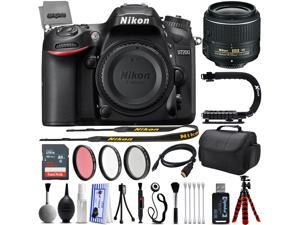 Nikon D7200 24.2MP 1080P DSLR Camera w/ 3.2" LCD - Wi-Fi & GPS Ready + Built in Flash - 6 fps + Nikon 18-55mm VR II Lens - 32GB - 25PC Kit Nikon D7200 24.2MP 1080P DSLR Camera w/ 3.2" LCD - Wi-Fi & GPS Ready + Built in Flash - 6 fps + Nikon 18-55mm VR II Lens - 32GB - 25PC Kit