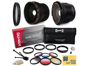 + Nw Direct Microfiber Cleaning Cloth. Sony Alpha a6300 High Definition Multi-Coated 3 Piece Lens Filter Kit Multi-Threaded 49mm