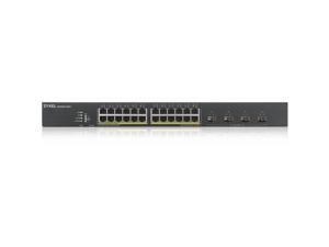 Hybrid Cloud Switch, 24-Port Gigabit Smart Managed Switch with 4 SFP+ 10G Fiber Hybrid Cloud Switch, 24-Port Gigabit Smart Managed Switch with 4 SFP+ 10G Fiber