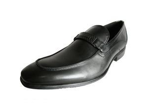 Kenneth Cole Reaction West Wind Mens Size 7 Black Leather Loafers Shoes UK 6.5