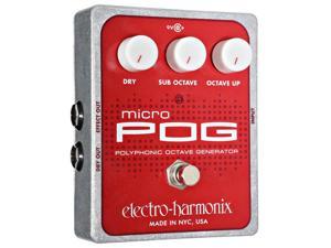 Electro-Harmonix Micro POG Polyphonic Octave Generator Guitar Effects Pedal