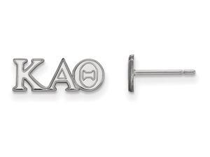 Sterling Silver Kappa Alpha Theta X-Small Post Earrings