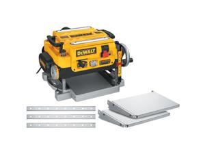Dewalt DW735X 13 in. Two-Speed Thickness Planer with Support Tables and Extra Knives