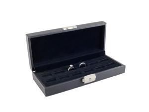 Wide Slot Jewelry Ring Display Storage Case Holds 12 Rings With Lock Wide Slot Jewelry Ring Display Storage Case Holds 12 Rings With Lock