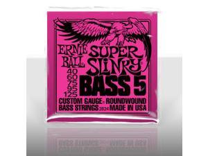 Ernie Ball 2824 Super Slinky Bass Electric Bass 5 String Set (40-125)