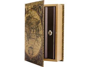 Barska CB12480 Antique Map Diversion Book Lock Box Barska CB12480 Antique Map Diversion Book Lock Box
