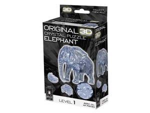 Elephant 3D Crystal Puzzle, 3D Puzzles by University Games