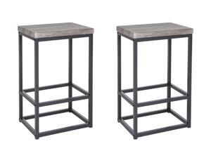 Zenvida 24" Counter Height Bar Stools Set of 2 Backless Industrial Modern Kitchen Island Chairs Zenvida 24" Counter Height Bar Stools Set of 2 Backless Industrial Modern Kitchen Island Chairs