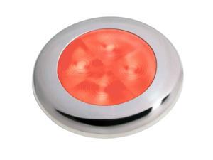 Hella Marine Round Courtesy Lamp - Red LED - Stainless Steel Bezel Round Courtesy Lamp Hella Marine Round Courtesy Lamp - Red LED - Stainless Steel Bezel Round Courtesy Lamp