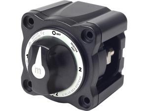Blue Sea 6007200 Battery Switch Mini - 4 Position - Black Blue Sea 6007200 Battery Switch Mini - 4 Position - Black