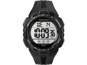 Timex Men Marathon | 24-Hour Stopwatch Two-Time Zones Black | Sport TW5K94800