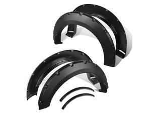 For 2015 to 2018 Ford F150 Full Set Pocket -Riveted Style Fender Flare Cover Wheel Protector 16 17 Paintable For 2015 to 2018 Ford F150 Full Set Pocket -Riveted Style Fender Flare Cover Wheel Protector 16 17 Paintable