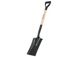 U type Black Plastic Snow Shovel Replacement D Grip Spade Top Handle Garden NP 