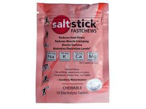 SaltStick Fastchews Buffered Electrolyte Salts 10 Tablet Pouch - Pack of 12, Watermelon - 03-3010 SaltStick Fastchews Buffered Electrolyte Salts 10 Tablet Pouch - Pack of 12, Watermelon - 03-3010