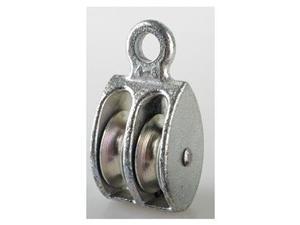 4 Lot of 3" Aluminum Pulley Block Sheave for Fibrous Rope 3/8" Max Rope Size 