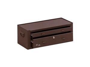 Kennedy Manufacturing Base Chest, 21-5/8 x9-5/8 x7-7/8 In, Brown Kennedy Manufacturing Base Chest, 21-5/8 x9-5/8 x7-7/8 In, Brown