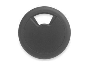 Grommet, Desk, 3 1/8 In Dia, 1 1/8 In H, Blk Grommet, Desk, 3 1/8 In Dia, 1 1/8 In H, Blk
