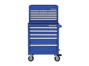 WESTWARD 7CY29 26"W Tool Chest and Cabinet Combination 14 Drawers, Blue, WESTWARD 7CY29 26"W Tool Chest and Cabinet Combination 14 Drawers, Blue,