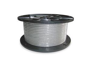 Cable, 3/64 In, L 500 Ft, WLL 75 Lb Cable, 3/64 In, L 500 Ft, WLL 75 Lb