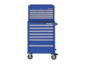 WESTWARD 7CY30 26"W Tool Chest and Cabinet Combination 16 Drawers, Blue, WESTWARD 7CY30 26"W Tool Chest and Cabinet Combination 16 Drawers, Blue,