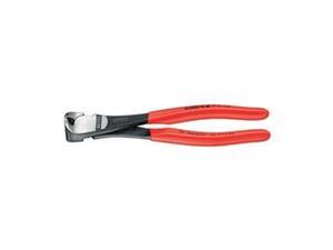 Knipex 67-01-200 8" High Leverage End Cutting Nippers - Plastic Grip