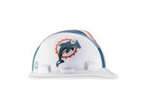 NFL Hard Hat, Miami Dolphins, Green/White NFL Hard Hat, Miami Dolphins, Green/White