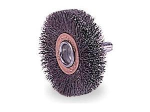 WEILER 93031 Crimped Wire Wheel Wire Brush, Stem, 3" WEILER 93031 Crimped Wire Wheel Wire Brush, Stem, 3"