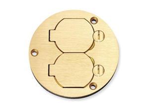 Hubbell Kellems Round Brass Flush Replacement Plug Number of Gangs 1 S5020 for sale online 