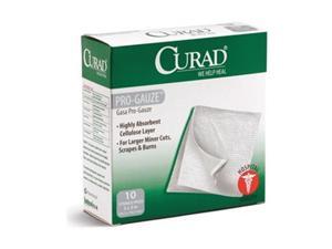 CURAD CUR20433RB Gauze Pad, Sterile, White, PK10 CURAD CUR20433RB Gauze Pad, Sterile, White, PK10
