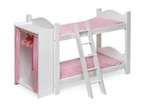 Badger Basket Bunk Beds w/Ladder & Armoire Badger Basket Bunk Beds w/Ladder & Armoire