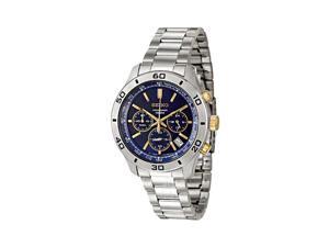 Seiko Chronograph Blue Dial Stainless Steel Mens Watch SSB055 Seiko Chronograph Blue Dial Stainless Steel Mens Watch SSB055