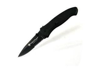 Smith & Wesson SWAT Large Magic Knife with Black Aluminum Handle and Black Smith & Wesson SWAT Large Magic Knife with Black Aluminum Handle and Black