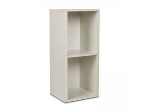 Way Basics 30.2"H 2-Shelf Narrow Bookcase Modern Eco Storage Shelf, White - Lifetime Guarantee Way Basics 30.2"H 2-Shelf Narrow Bookcase Modern Eco Storage Shelf, White - Lifetime Guarantee