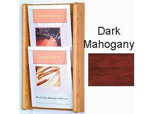 Stance Solid Oak Wall Magazine Rack - Light Oak Finish - by Wooden Mallet Stance Solid Oak Wall Magazine Rack - Light Oak Finish - by Wooden Mallet