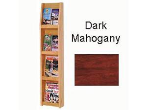 Slope Solid Wood Literature Rack - Light Oak - 8 - by Wooden Mallet Slope Solid Wood Literature Rack - Light Oak - 8 - by Wooden Mallet