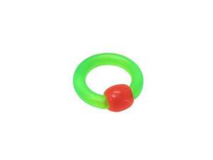 UV Acrylic Captive Bead Ring (6 Gauge) UV Acrylic Captive Bead Ring (6 Gauge)